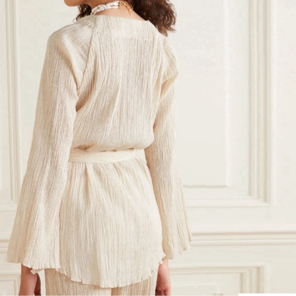 NWT Savannah Morrow The Label The India Belted Organic Cotton Kimono Size M - Picture 3 of 9